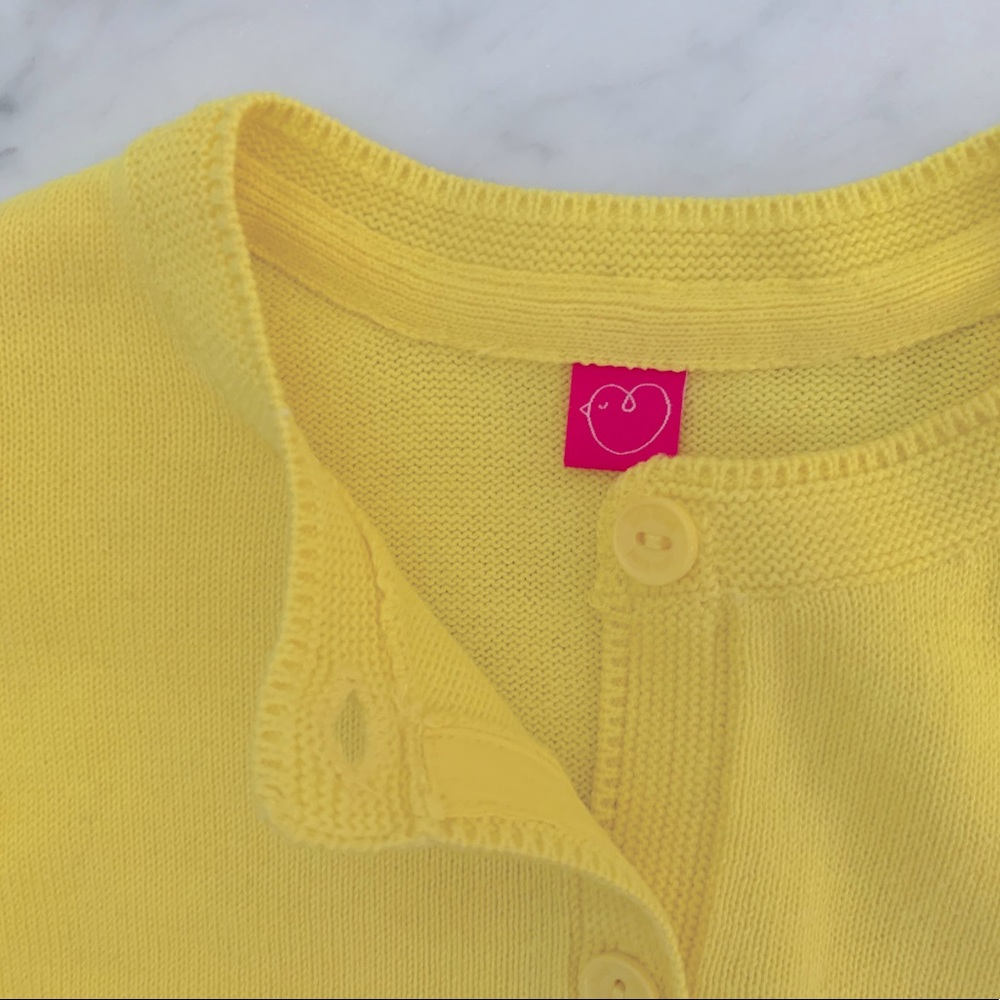 Little Bird Yellow Cardigan 12 - 18 Months - Picture 4 of 6